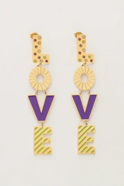 Boucles D'oreilles Candy Love Violettes