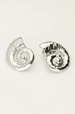 Boucles D'oreilles Clous D'oreilles Avec Gros Coquillage