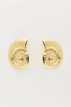 Boucles D'oreilles Clous D'oreilles Avec Gros Coquillage