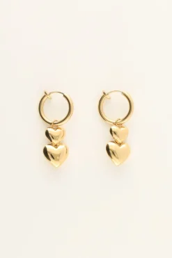 Boucles D’oreilles Coeurs à Clip