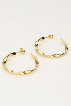 Boucles D'oreilles Créoles Torsadées