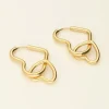 Boucles D'oreilles Double Cœur Universe
