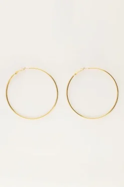 Boucles D'oreilles Grandes Et Fines