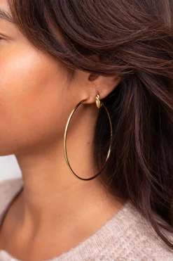 Boucles D'oreilles Grandes Et Fines