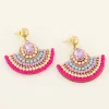 Boucles D'oreilles Longues à Perles