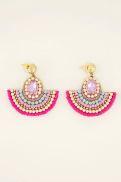 Boucles D'oreilles Longues à Perles