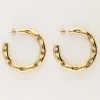 Boucles D'oreilles "martelées"