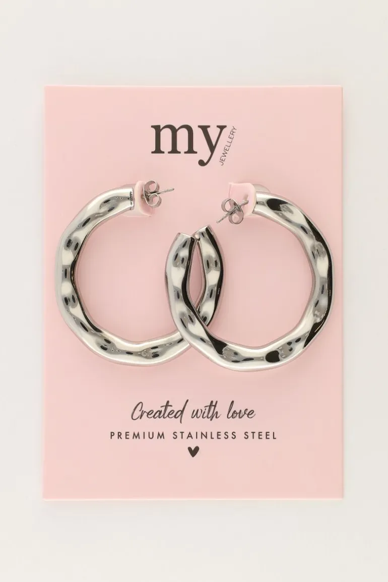 Boucles D'oreilles "martelées"