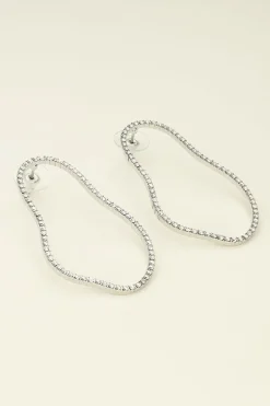 Boucles D'oreilles Originales à Strass
