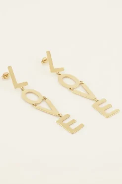 Boucles D’oreilles Pendantes LOVE