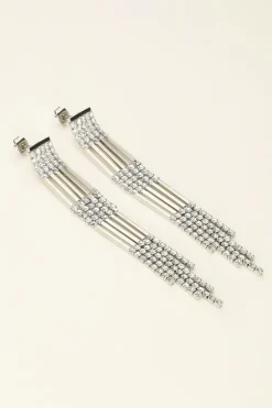 Boucles D'oreilles Pendantes à Strass Universe