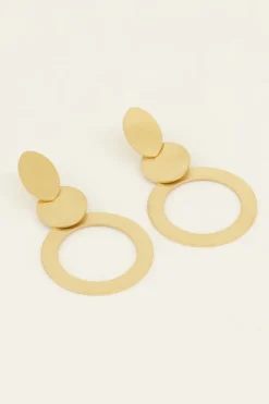 Boucles D'oreilles Pendantes à Anneaux
