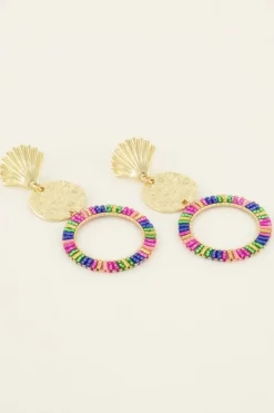 Boucles D'oreilles Perles Multicolores