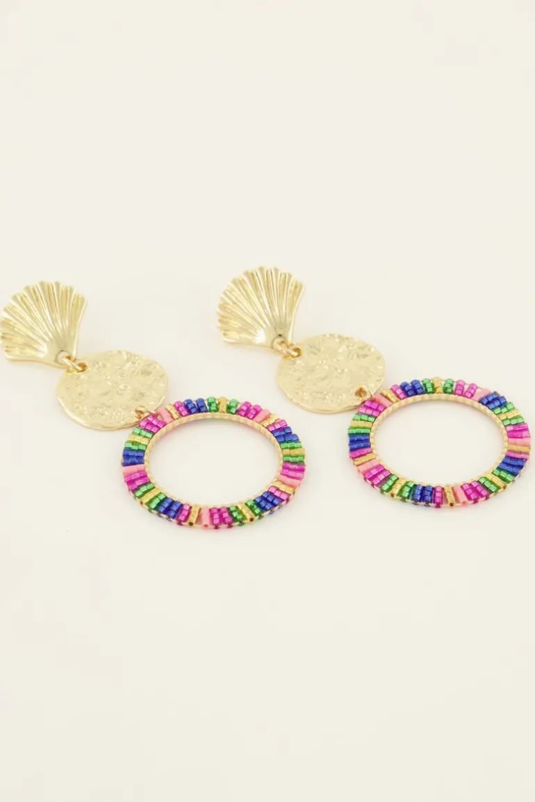 Boucles D'oreilles Perles Multicolores