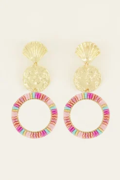 Boucles D'oreilles Perles Multicolores