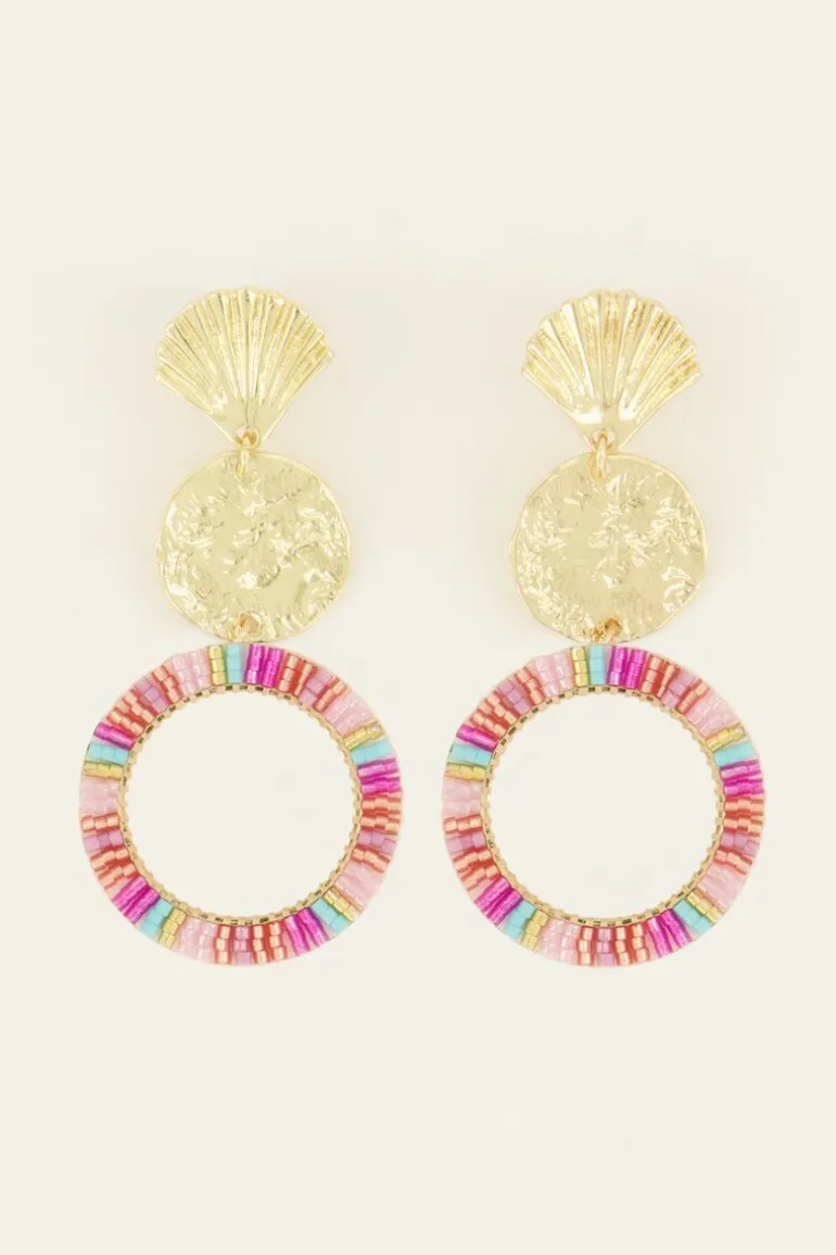 Boucles D'oreilles Perles Multicolores