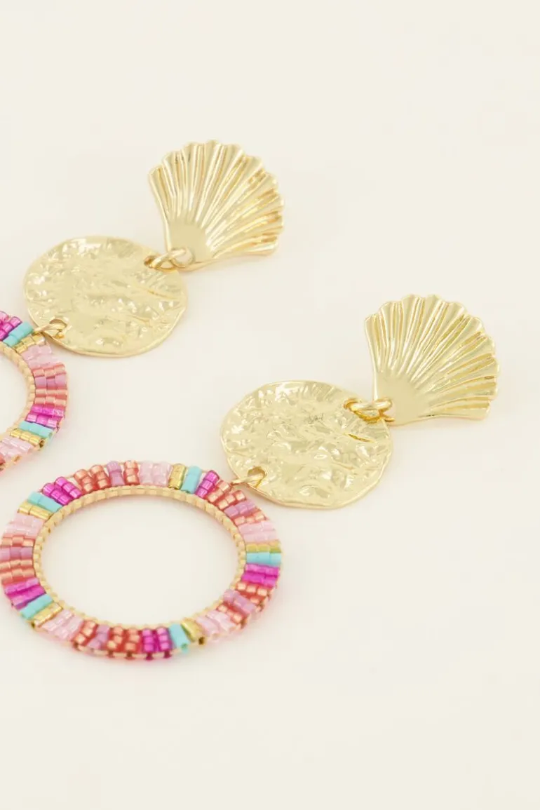 Boucles D'oreilles Perles Multicolores