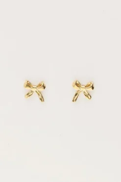 Boucles D'oreilles Petits Nœuds Cloutés