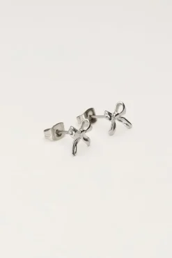 Boucles D'oreilles Petits Nœuds Cloutés