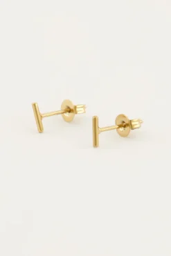 Boucles D’oreilles Puces Bâton