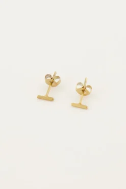 Boucles D’oreilles Puces Bâton