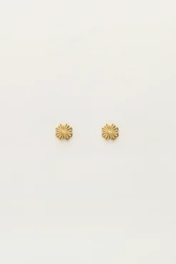 Boucles D'oreilles Puces Fleur De Trèfle
