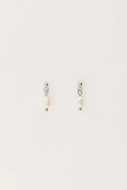 Boucles D’oreilles Puces Perles