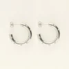 Boucles D'oreilles Serties De Pierres Universe