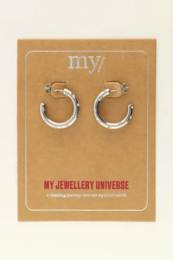 Boucles D'oreilles Serties De Pierres Universe