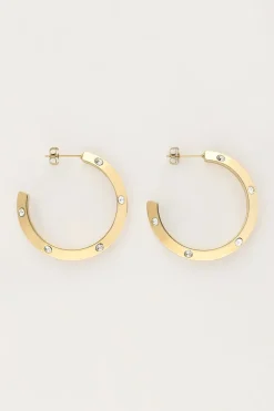 Boucles D'oreilles Starry Avec Strass