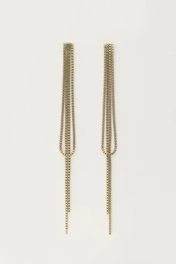 Boucles D'oreilles Starry Avec Longs Cordons