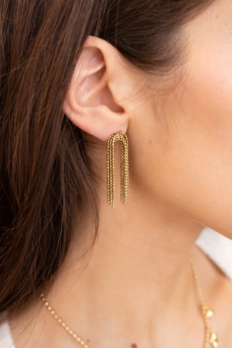 Boucles D'oreilles Starry Avec Cordons