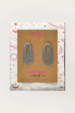 Boucles D'oreilles Starry Avec Cordons
