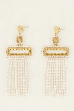 Boucles D’oreilles Tendance Avec Perles