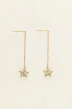 Boucles D'oreilles étoile Et Strass Universe