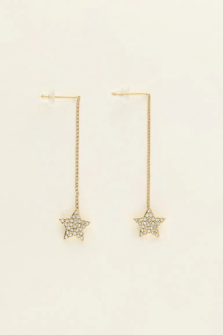 Boucles D'oreilles étoile Et Strass Universe