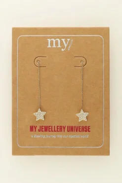 Boucles D'oreilles étoile Et Strass Universe