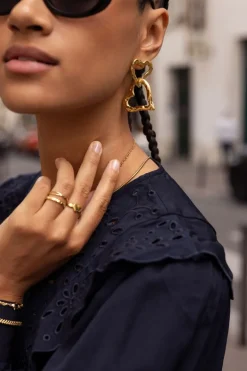 Boucles D'oreilles Vintage Avec Cœurs