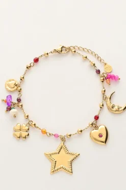 Bracelet à Charms Starry Avec étoile Et Perles