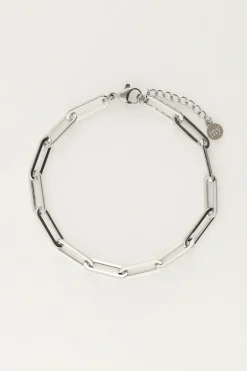 Bracelet à Gros Maillons Carrés