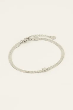Bracelet à Maillon Plat Et étoile