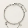 Bracelet à Maillons Avec Strass Et étoile