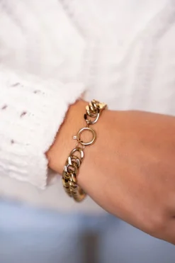 Bracelet à Maillons Iconic Avec Fermoir Rond