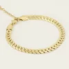 Bracelet à Maillons Plats