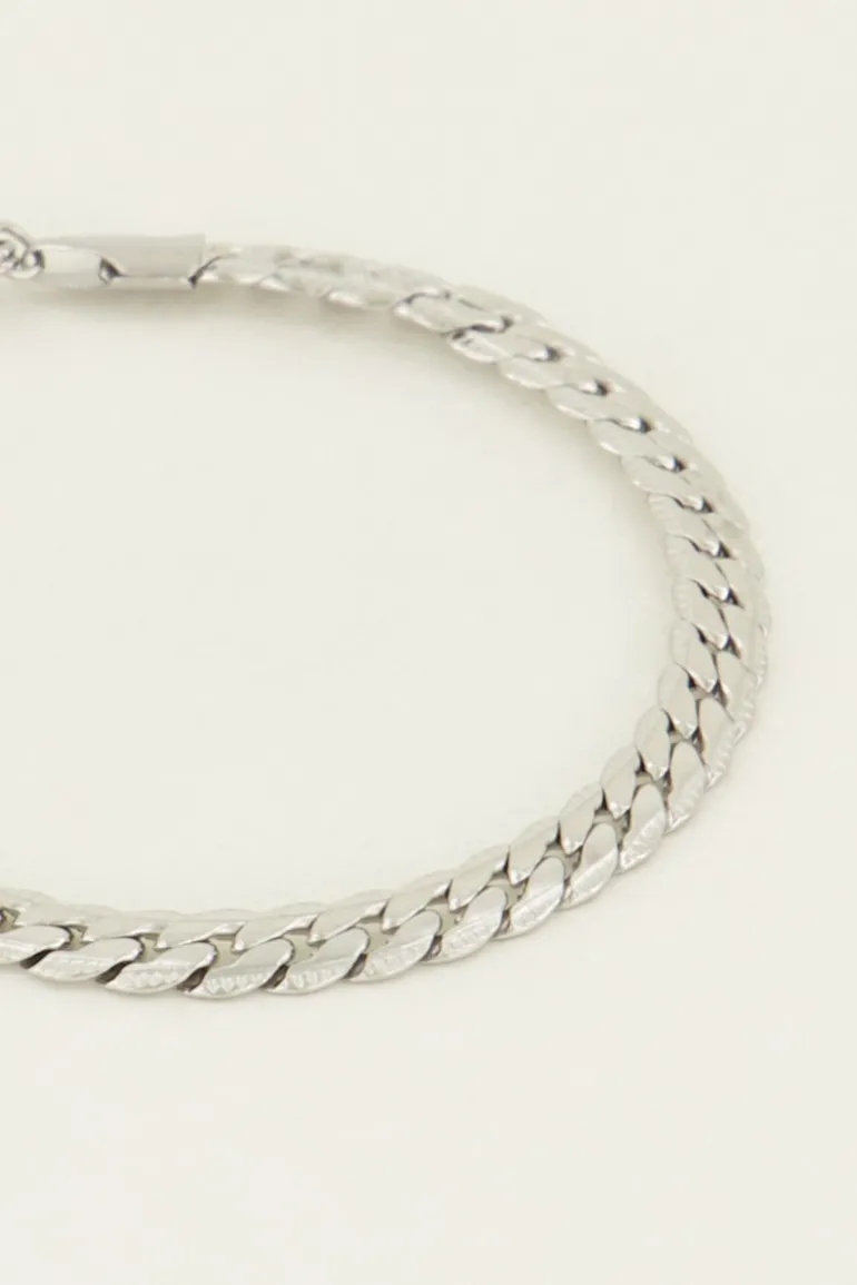 Bracelet à Maillons Plats