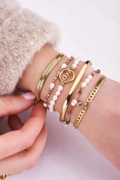 Bracelet à Maillons Plats