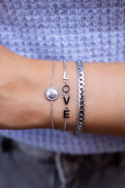 Bracelet à Maillons Plats