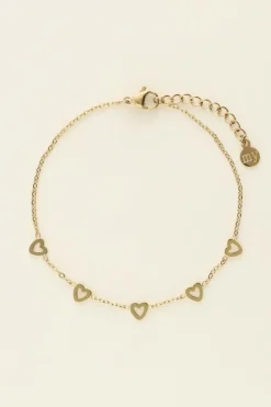 Bracelet à Petits Coeurs