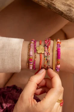 Bracelet Art Rose Tressé