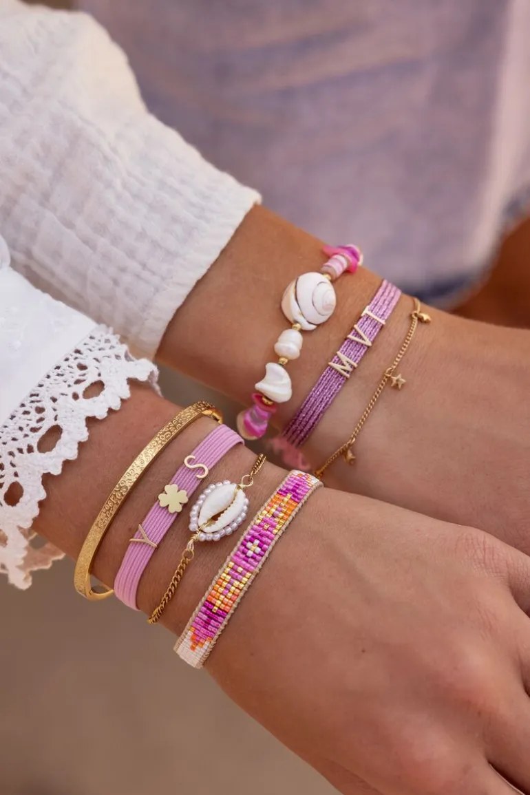 Bracelet Avec Coquillage Et Perles